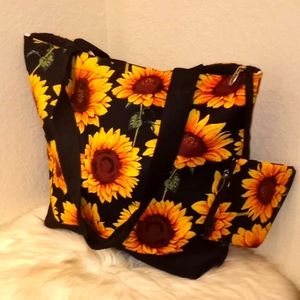 NGIL 🌻 Canvas Sunflower 🌻 Diaper / Beach Bag
